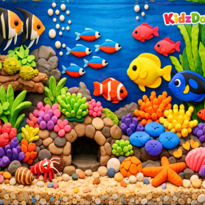 KidzDough Adventure Play Mat - Aquarium