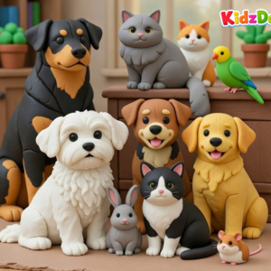 KidzDough Cats and Dogs Theme