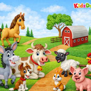 KidzDough Adventure Play Mat - Farm